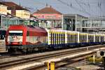 EVB Mittelweserbahn/578966/223-031-ist-mit-einen-ganzzug 223 031 ist mit einen ganzzug durch regensburg gefahren,28.09.17