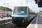 218 472 und 218 451 bei der Bereitstellung im Bahnhof Magdeburg Hbf am 2.6.22