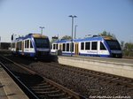 harz-elbe-express-hex/495134/hex-lint-27er-im-bahnhof-koennern HEX Lint 27er im Bahnhof Knnern am 5.5.16