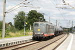 Hectorrail/707962/162003-von-hectorrail-mit-einem-kesselzug 162.003 von Hectorrail mit einem Kesselzug bei der durchfahrt in Zöberitz am 22.7.20