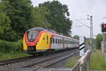 hessische-landesbahn-hlb/850638/hlb-et-170-am-abzweig-steinerz HLB ET 170 am Abzweig Steinerz in Mainaschaff  im strmenden Regen. 1.Juni 2024 als RB nach Laufach. 1.6.2024