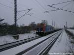482 037-9 der InfraLeuna mit einem Kesselzug beim durchfahren des Bahnhofs Landsberg (b Halle/Saale) am 30.12.14