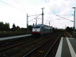 ITL/563382/285-108-von-itl-mit-einem 285 108 von ITL mit einem Gterzug bei der Durchfahrt in Halle-Rosengarten am 20.6.17