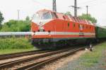 Am 31 Mai 2010 treft MEG 301 mit Pendelzug ins Bw Weimar ein.