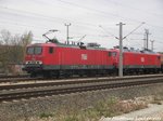 MEG 607 und 802 in Leipzig-Leutsch am 11.4.16