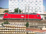 meg/565097/156-001-der-meg-im-bahnhof 156 001 der MEG im Bahnhof Halle (Saale) Hbf am 6.7.17
