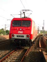 meg/565098/156-001-der-meg-im-bahnhof 156 001 der MEG im Bahnhof Halle (Saale) Hbf am 6.7.17