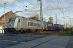 Am 8 November 2019 verlsst Metrans 386 038 mit ein KLV aus Praha-Uhrineves Emmerich.