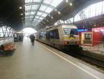 223 053 mit dem RE6 im Bahnhof Leipzig Hbf am 2.2.19