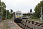 223 144 der MRB als RE6 mit ziel Leipzig Hbf bei der Durchfahrt des Bahnhofs Leipzig-Werkstttenstrae am 1.9.19
