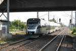 mitteldeutsche-regiobahn-mrb/720784/mrb-vt-0010-und-0014-mit MRB VT 0010 und 0014 mit ziel Leipzig Hbf bei der Einfahrt in den Bahnhof Leipzig-Engelsdorf am 12.9.20