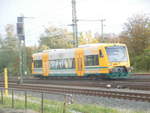 ostdeutsche-eisenbahngesellschaft-odeg/630768/odeg-vt-650xx-verlaesst-den-bahnhof ODEG VT 650.XX verlsst den Bahnhof Schwerin Hbf in Richtung Rehna am 30.9.18