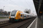 ostdeutsche-eisenbahngesellschaft-odeg/851344/3462-506006-der-odeg-verlaesst-als 3462 506/006 der ODEG verlsst als RE1 mit ziel Magdeburg Hbf den Bahnhof Brandenburg Hbf am 9.3.24