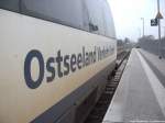 Der Ostseeland Verkehr GmbH firmenschriftzug am 14.12.13