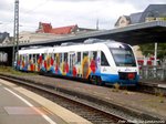 OLA VT 706 verlsst den Bahnhof Halle (Saale) Hbf in Richtung Halberstadt am 29.8.16