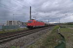 rheincargo/842307/rhc-185-z86-mit-brankkohlenstaubwagons-durch Rhc 185 z86 mit Brankkohlenstaubwagons durch Heddesheim/Hirschberg gen. Edingen fahrend am 24.3.24