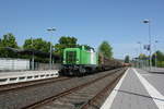 setg/703594/setg-v10051-mit-einen-holzzug-bei SETG V100.51 mit einen Holzzug bei der durchfahrt im Bahnhof Northeim(Han) am 8.5.20