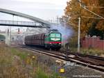 241 338 der SBW verlässt Leipzig-Plagwitz in Richtung Gera am 1.11.16