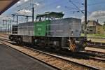 Vossloh Lokomotives/564925/vossloh-1510-steht-am-8-juni Vossloh 1510 steht am 8 Juni 2016 in Bettembourg.