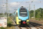 ET 601 der WFB bei der Einfahrt in den Endbahnhof Braunschweig Hbf am 8.6.22