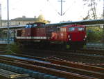 WFL/586530/201-101-und-312-xxx-der 201 101 und 312 XXX der WFL im Bahnhof Delitzsch unt Bf am 6.11.17