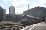 WFL/851349/er20-015-der-wflskl-verlaesst-als-re6 ER20-015 der WFL/SKL verlsst als RE6 mit ziel Chemnitz Hbf den Bahnhof Leipzig Hbf am 11.3.24