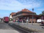 Bahnhof Kühlungsborn West der Mecklenburgischen Bäderbahn am 13.7.14