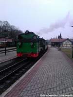 rugensche-baderbahn-qrasender-rolandq-rubb/259067/ruebb-mh-53-im-bahnhof-putbus RBB Mh 53 im Bahnhof Putbus am 10.4.13