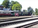 rugensche-baderbahn-qrasender-rolandq-rubb/289350/ruebb-99-4011-im-bahnhof-putbus RBB 99 4011 im Bahnhof Putbus am 26.8.13