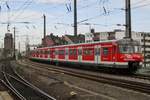 S-Bahn mit 420 423 verlsst am 24 Mrz 2017 Kln Hbf.