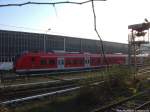 Neue Triebwagen der Baureihe 440 abgestellt in Ammendorf am 15.11.14