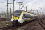 DB 3442 205 verlässt am 3 Jänner 2020 Stuttgart Hbf.
