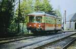 279 201 im Bahnhof Lichtenhain an der Bergbahn am 11.8.1976