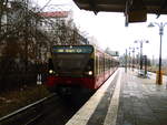 480 XXX als S41 Ringbahn bei der einfahrt in den Bahnhof Berlin Frankfurter Allee am 22.3.18