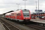 BR 612/730274/612-093593-verlaesst-als-re31-mit 612 093/593 verlsst als RE31 mit ziel Hof Hbf den Bahnhof Marktredwitz am 22.3.21