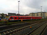 628 XXX abgestellt im Bahnhof Friedrichshafen Stadt am 19.4.17