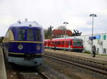 SVT 137 234 und 628 XXX im Bahnhof Erbach (Wrtt) am 19.4.17