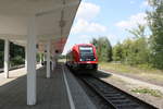 BR 641/711360/641-007-als-rb78-mit-ziel 641 007 als RB78 mit ziel Merseburg Hbf im Bahnhof Mcheln (Geiseltal) am 8.8.20