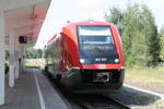 BR 641/711361/641-007-als-rb78-mit-ziel 641 007 als RB78 mit ziel Merseburg Hbf im Bahnhof Mcheln (Geiseltal) am 8.8.20