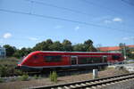 641 006 verlässt als RB78 mit Ziel Querfurt den Bahnhof Merseburg Hbf am 14.8.21