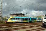 642 543/043 abgestellt im Bahnhof Stralsund Hbf am 15.4.24