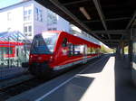 650 014 im Bahnhof Friedrichshafen Hafen am 9.4.17