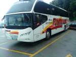 Neoplan Bus des Busunternehmens Fuhrmann auf dem Busparkplatz in Limone sul Garda am 10.10.2013