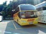 Neoplan Omnibus der Firma Graf´s Reisen gesehen auf dem Parkplatz am Gardasee in Limone sul Garda am 05.06.2014