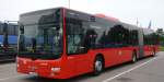 wagen 866 der Autokraft MAN-Lion-City Gelenkbus in Kiel-Wellsee