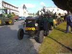Gldner Traktor aufm Putbusser Markt am 21.9.13