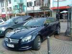 PKW Mercedes-Benz CLS Shooting Brake gesehen in der Drkheimer Innenstadt am 19.02.2014