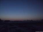 Sonnenaufgang ber der Insel Rgen am 4.2.14