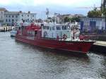 Feuerwehrboot FLB 23-2 im Stralsunder Stadthafen am 7.8.13
