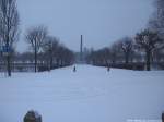 Putbus, Circus - Blick auf den Obelisken am 27.1.14